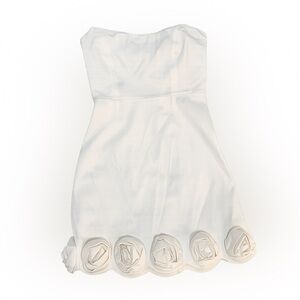 BHLDN Strapless White Dress